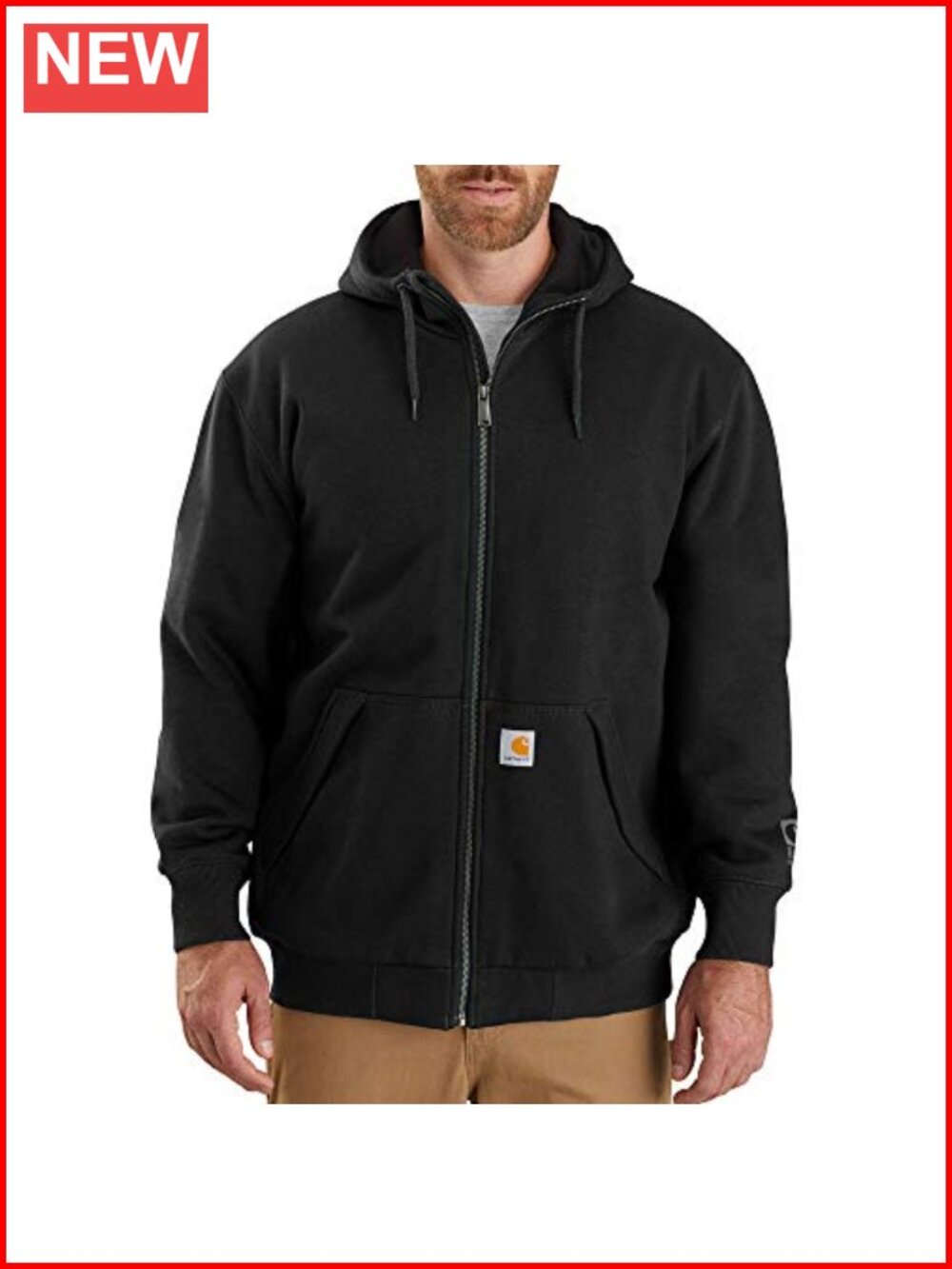 Paxton Thermal-Lined Full-Zip Sweatshirt Hooded Rain Defender